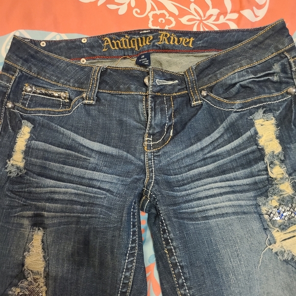 Antique River Straight Leg Jeans - Picture 2 of 7